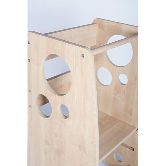 Montessori učící věž Rings dekor Woody