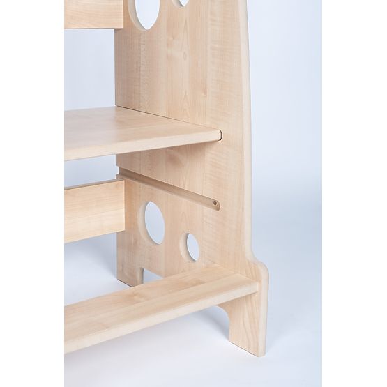 Montessori učící věž Rings dekor Woody