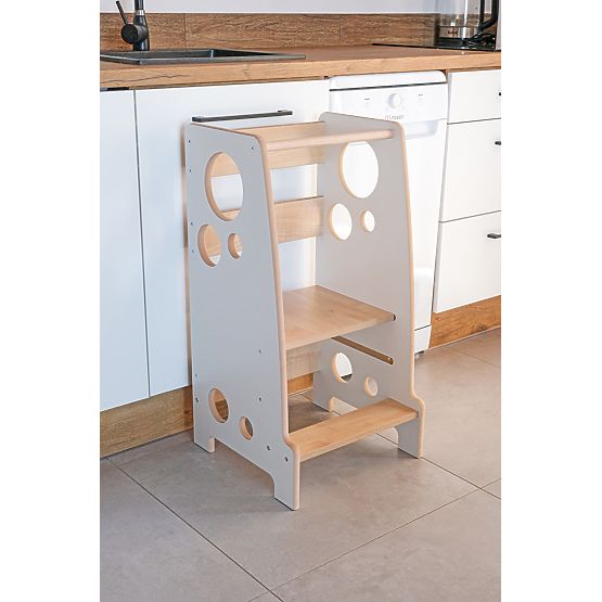 Montessori učící věž Rings Scandi