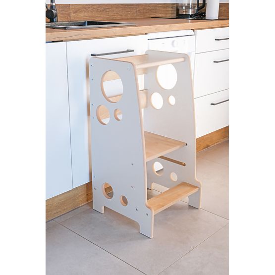 Montessori učící věž Rings Scandi