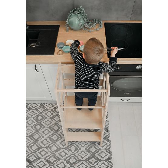 Montessori učící věž Sara MAXI 90 - přírodní