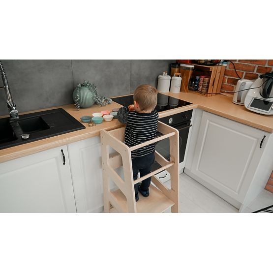 Montessori učící věž Sara MAXI 90 - přírodní