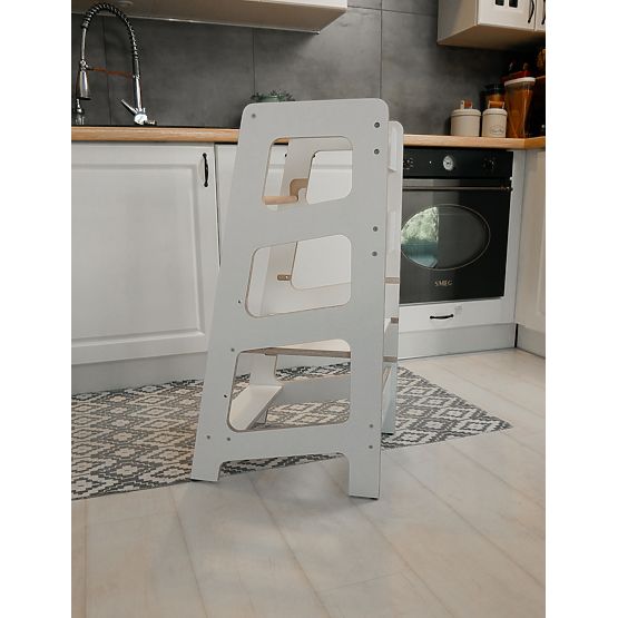 Montessori učící věž Sara Scandi - bílá