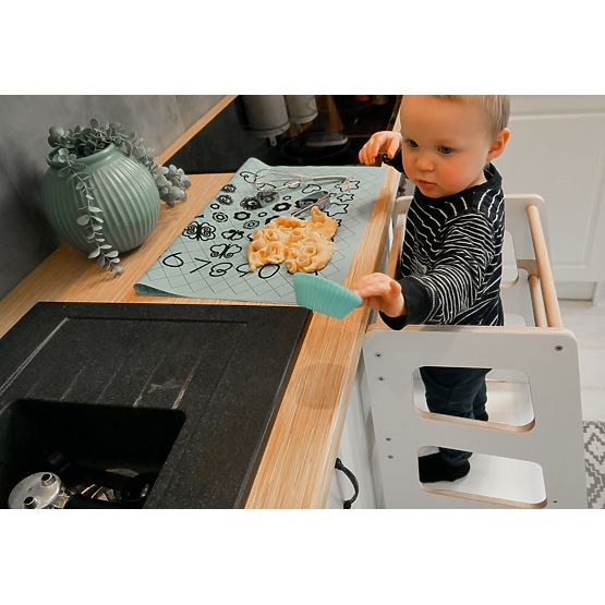 Montessori učící věž Sara Scandi - bílá