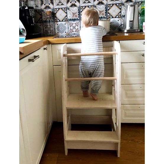 Montessori učící věž Triangle - přírodní