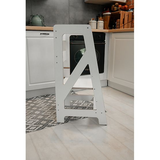 Montessori učící věž Pola Scandi - bílá