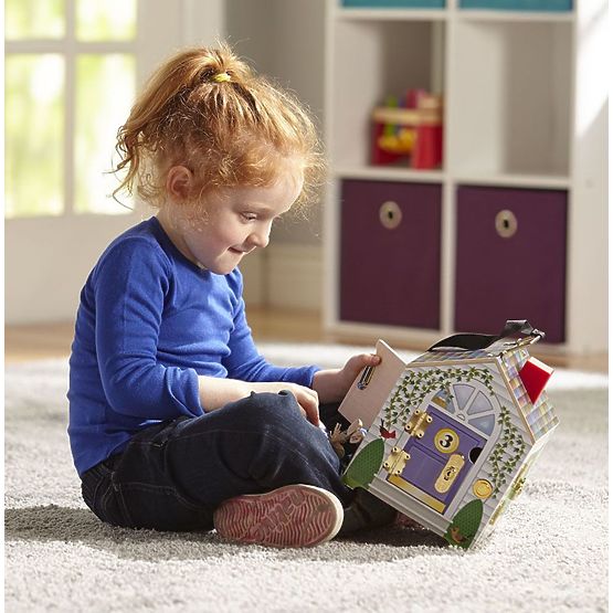 Motorický domeček se zámky