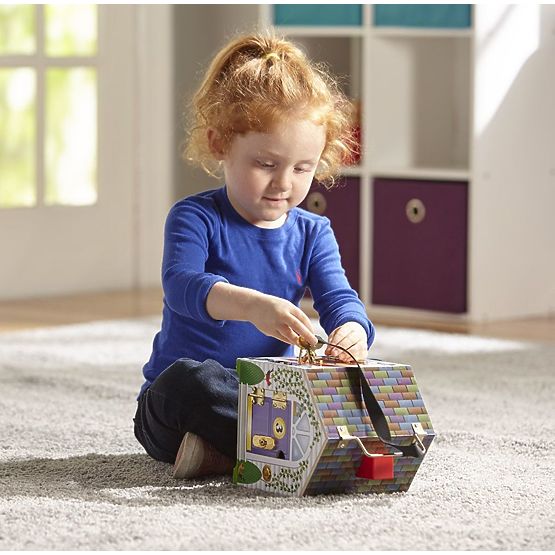 Motorický domeček se zámky