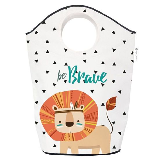 Mr. Little Fox Dětská úložná taška - Statečný lev