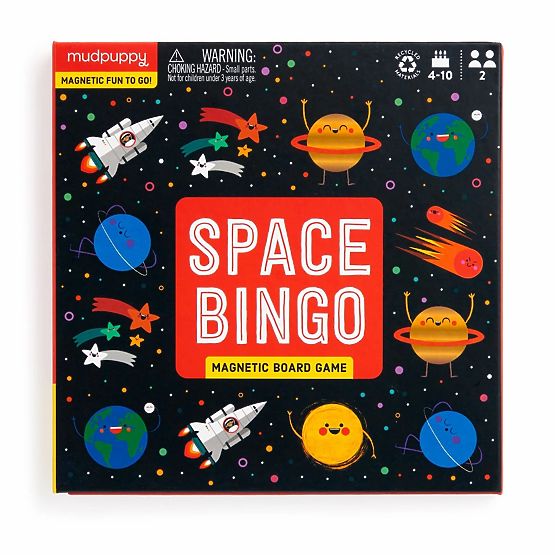 Mudpuppy Magnetická desková hra Vesmírné bingo