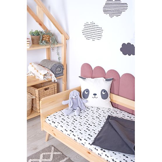 Multifunkční postel Nell 2v1 - přírodní