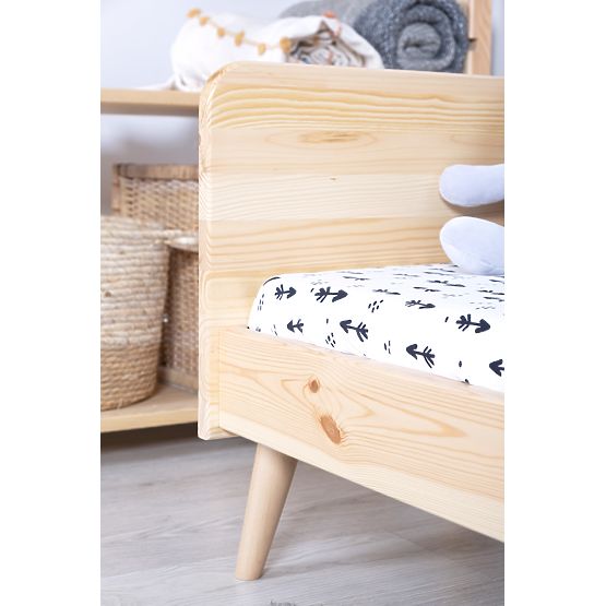 Multifunkční postel Nell 2v1 - přírodní