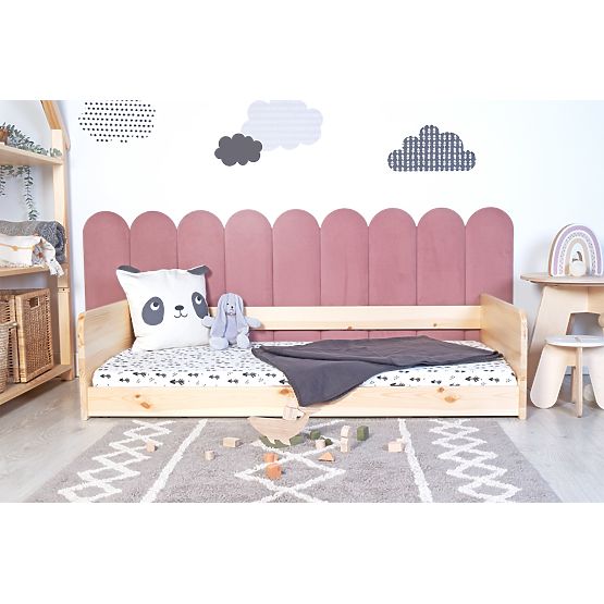 Multifunkční postel Nell 2v1 - přírodní