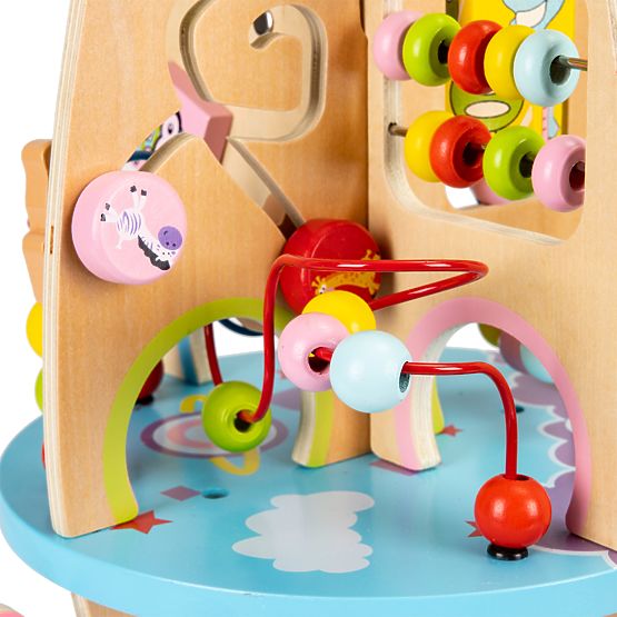 Multifunkční vzdělávací dřevěná raketa 8v1