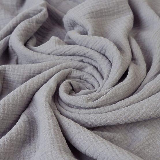 Mušelínová dečka a polštářek s výplní 100x135 + 40x60 - tmavě šedá