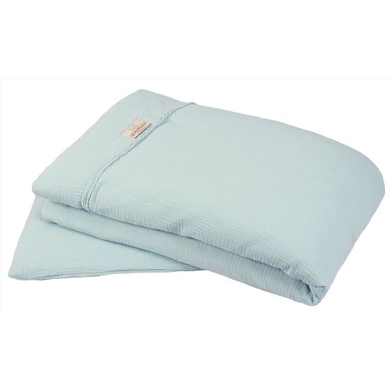 Mušelínové povlečení 135x100 + 40x60 mátová