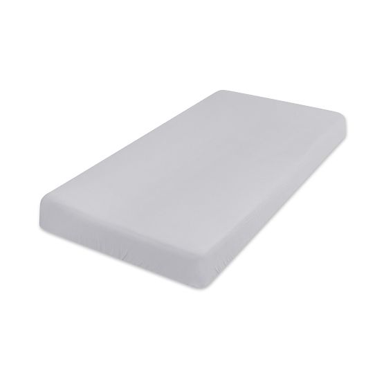 Mušelínové prostěradlo 120x60 světle šedé