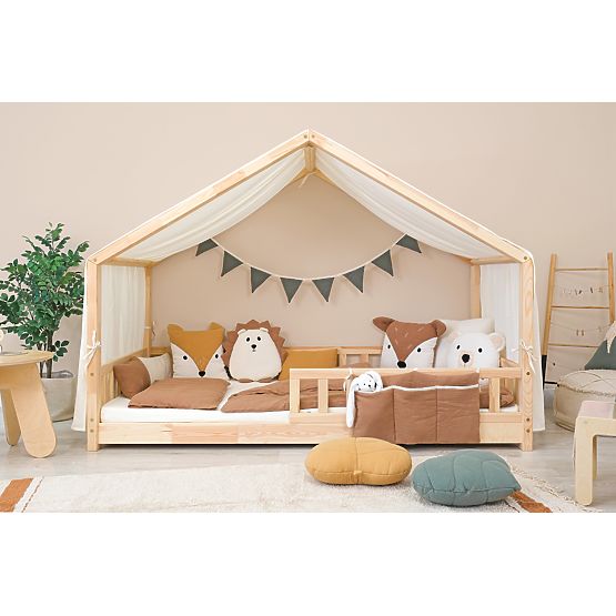 Mušelínový polštářek Ourbaby 38x35 cm List - zelený