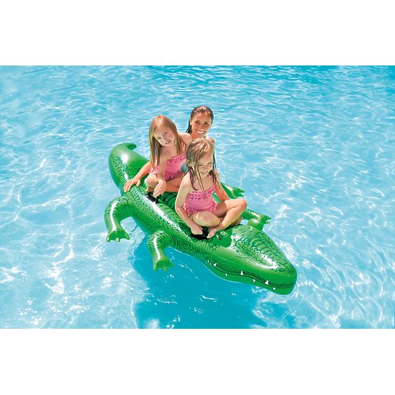 Nafukovací krokodýl matrace na plavání s úchyty 203x114 cm INTEX 58562