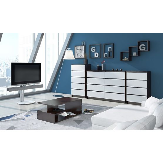 NÁSTĚNNÁ POLICE K 25x25cm SADA 3ks WENGE