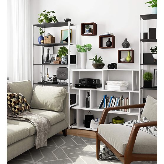 NÁSTĚNNÁ POLICE K 25x25cm SADA 3ks WENGE