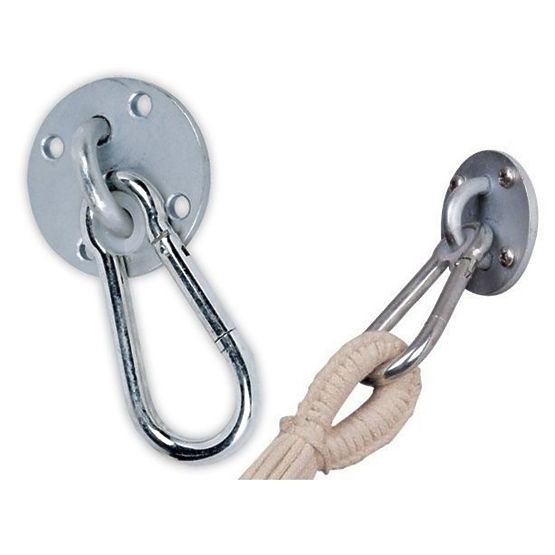 Nástěnný hák pro montáž houpacích sítí