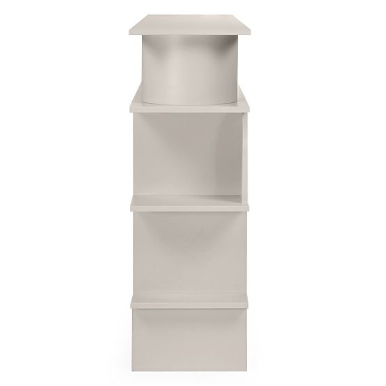 Nízký regál Rangali, kašmírový, zaoblený