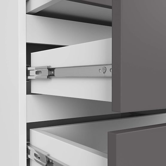 NOČNÍ STOLEK CL3 60 cm PK BÍLÁ / ŠEDÁ