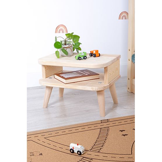 Noční stolek NELL - přírodní