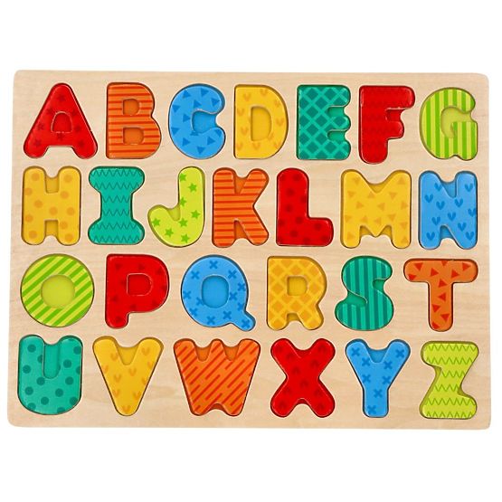 Nové dřevěné puzzle Abeceda - skládačka s písmenky