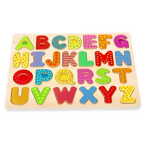 Nové dřevěné puzzle Abeceda - skládačka s písmenky