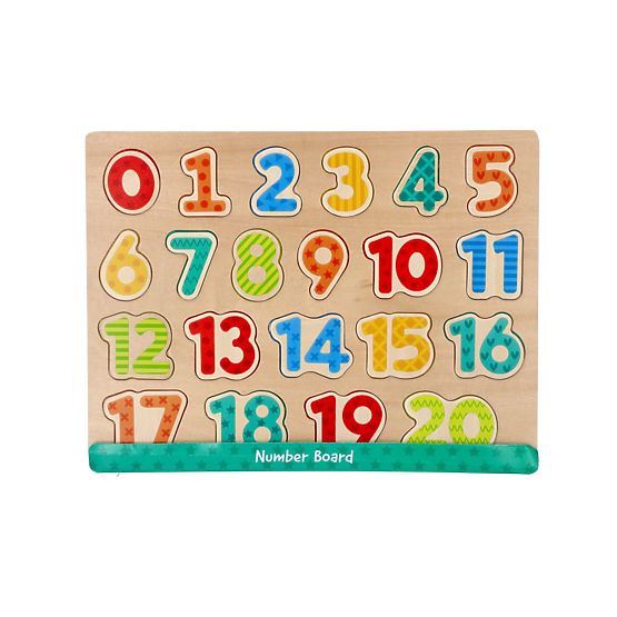 Nové dřevěné puzzle číslice - skládačka