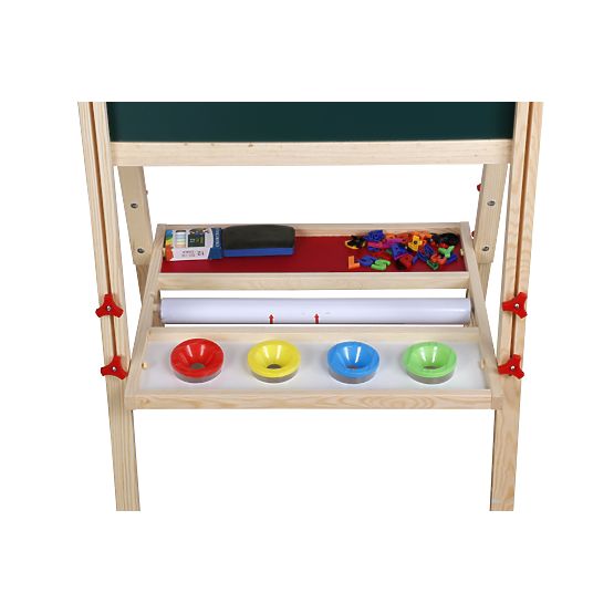 Oboustranná dřevěná tabule Chalkie Duo