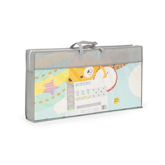 Oboustranná skládací pěnová vzdělávací podložka velká taška ECOTOYS