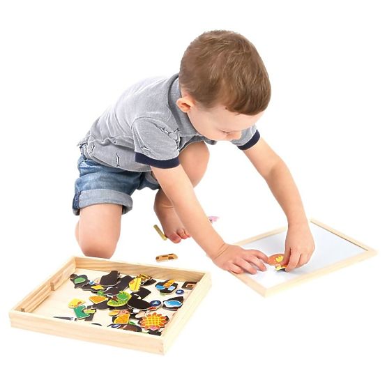 Oboustranná tabule s magnety