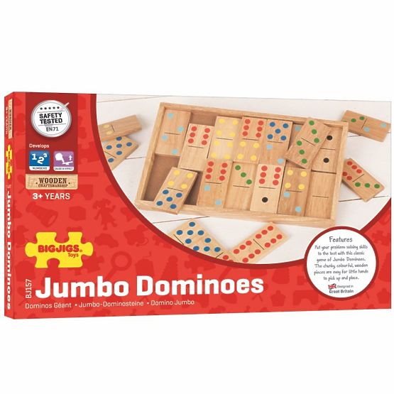 Dřevěné domino XXL