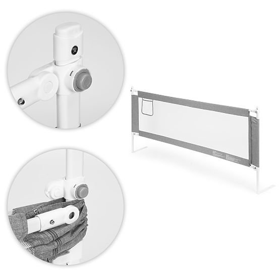 Ochranná zábrana na postel 200 cm ochrana pro děti ECOTOYS