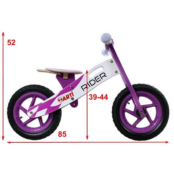 Odrážedlo kolo ARTI RIDER Růžové květy