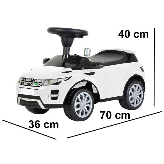 Odrážedlo Land Rover - bílá