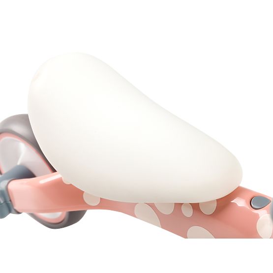 Odrážedlo Mini - růžové s bílými puntíky