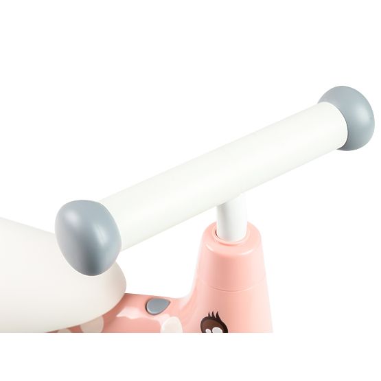 Odrážedlo Mini - růžové s bílými puntíky