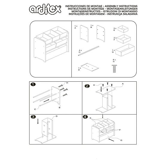 Organizér na hračky Minnie Mouse