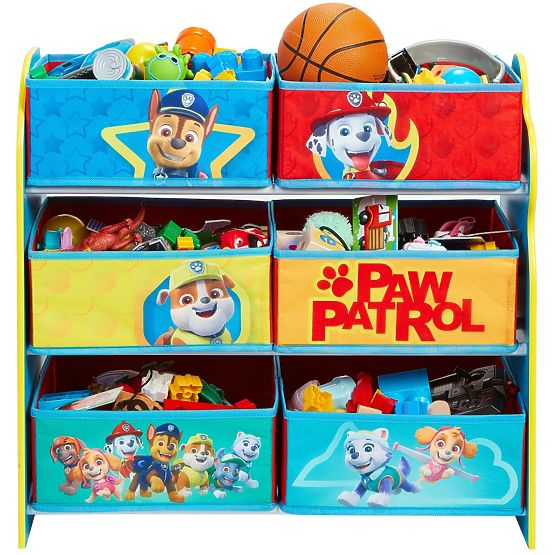 Organizér na hračky s boxy - Paw Patrol