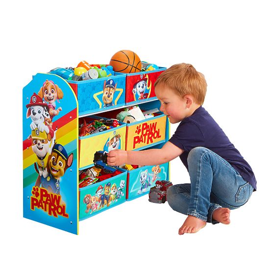 Organizér na hračky s boxy - Paw Patrol