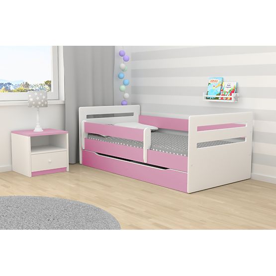 Ourbaby dětská postel Tomi - růžová