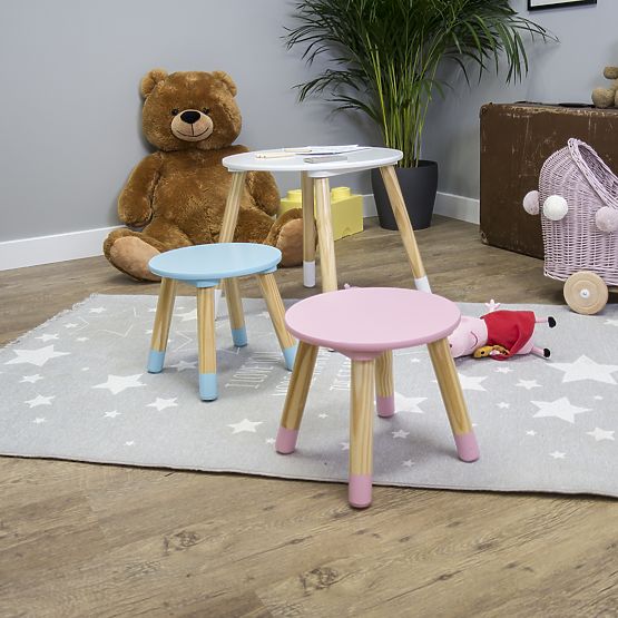 Ourbaby dětský stůl kulatý s židlemi