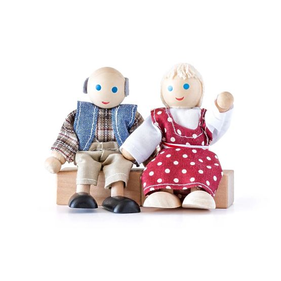 Panenky do domečku, rodina 6 osob