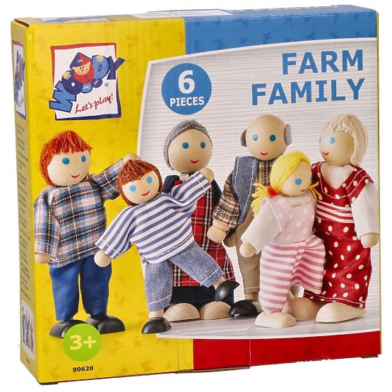Panenky do domečku, rodina 6 osob
