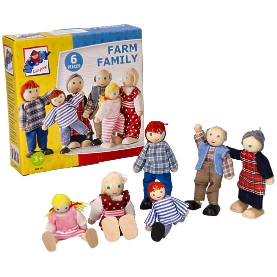 Panenky do domečku, rodina 6 osob