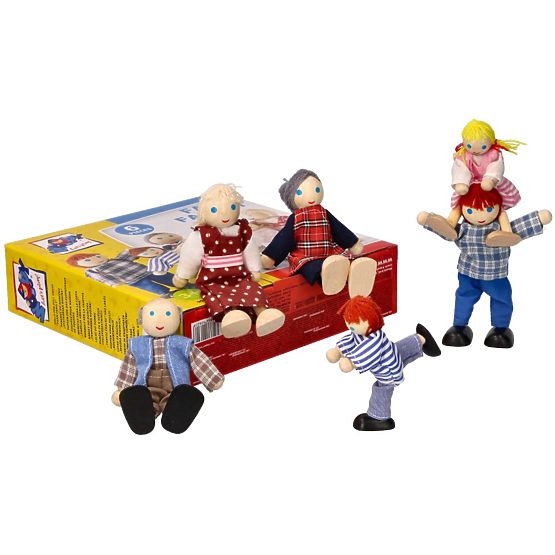 Panenky do domečku, rodina 6 osob